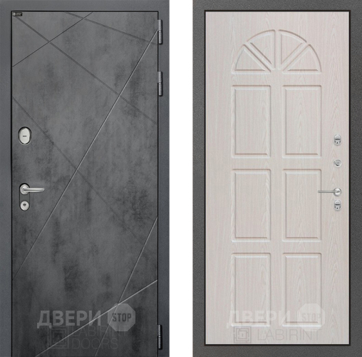 Входная металлическая Дверь Лабиринт (LABIRINT) Лофт 15 VINORIT Алмон 25 в Лобне