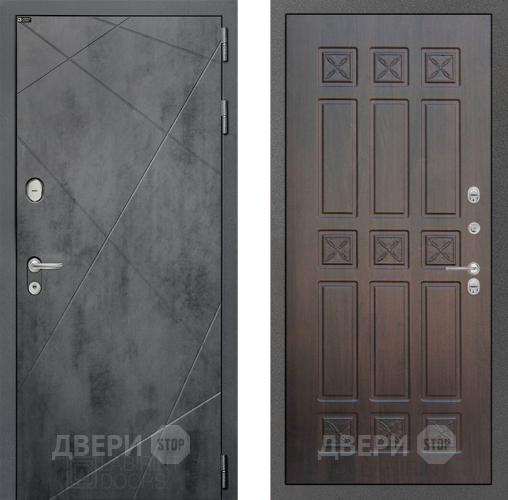 Входная металлическая Дверь Лабиринт (LABIRINT) Лофт 16 VINORIT Алмон 28 в Лобне