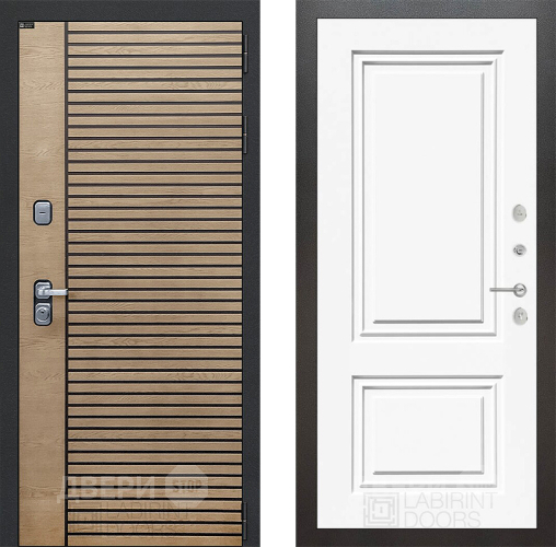 Дверь Лабиринт (LABIRINT) Ritm 26 Белый (RAL-9003) в Лобне