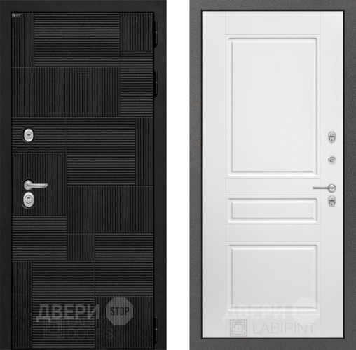 Дверь Лабиринт (LABIRINT) Pazl 03 Белый софт в Лобне