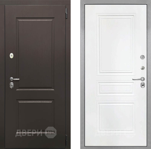 Входная металлическая Дверь Интекрон (INTECRON) Кампо ФЛ-243 Белый матовый в Лобне