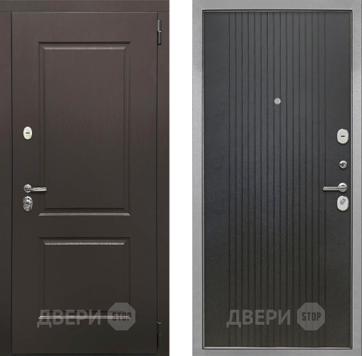 Входная металлическая Дверь Интекрон (INTECRON) Кампо ФЛ-295 Лофт черный в Лобне