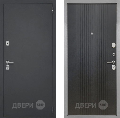 Входная металлическая Дверь Интекрон (INTECRON) Гектор ФЛ-295 Лофт черный в Лобне