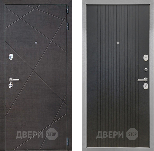 Входная металлическая Дверь Интекрон (INTECRON) Сенатор Лучи ФЛ-295 Лофт черный в Лобне