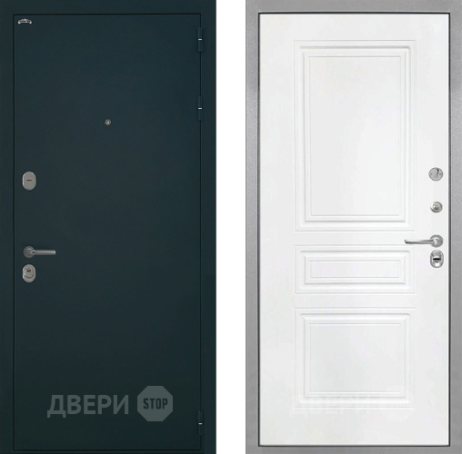 Входная металлическая Дверь Интекрон (INTECRON) Греция ФЛ-243 Белый матовый в Лобне