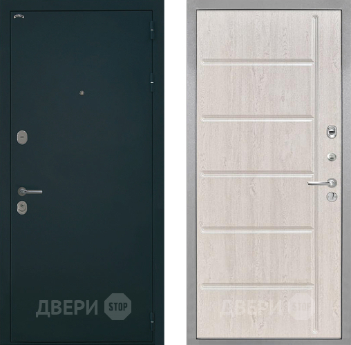 Входная металлическая Дверь Интекрон (INTECRON) Греция ФЛ-102 Сосна белая в Лобне