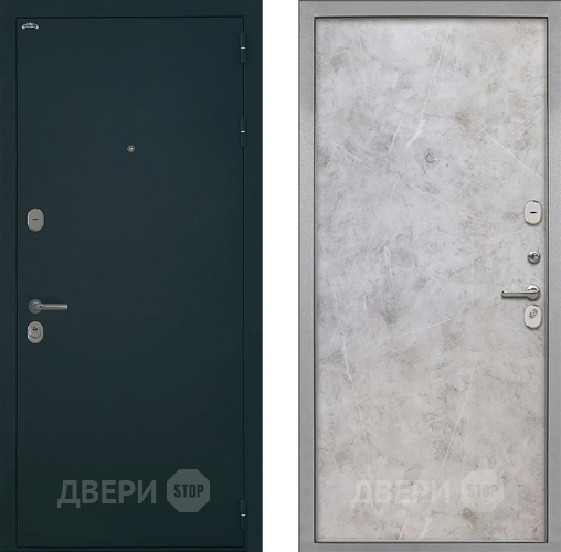 Входная металлическая Дверь Интекрон (INTECRON) Греция Гладкая Мрамор светлый в Лобне
