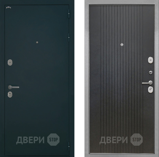 Входная металлическая Дверь Интекрон (INTECRON) Греция ФЛ-295 Лофт черный в Лобне