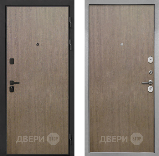 Входная металлическая Дверь Интекрон (INTECRON) Профит Black Венге Коричневый Гладкая шпон Венге коричневый в Лобне