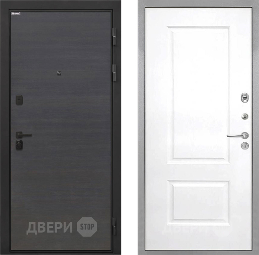 Входная металлическая Дверь Интекрон (INTECRON) Профит Black Эковенге Альба Роял Вуд белый в Лобне