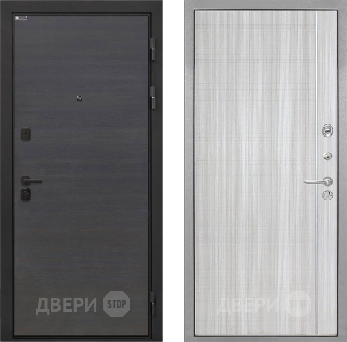 Входная металлическая Дверь Интекрон (INTECRON) Профит Black Эковенге В-07 с молдингом Сандал белый в Лобне