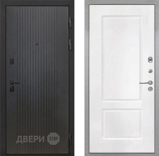 Входная металлическая Дверь Интекрон (INTECRON) Профит Black ФЛ-295 КВ-2 Белый матовый в Лобне
