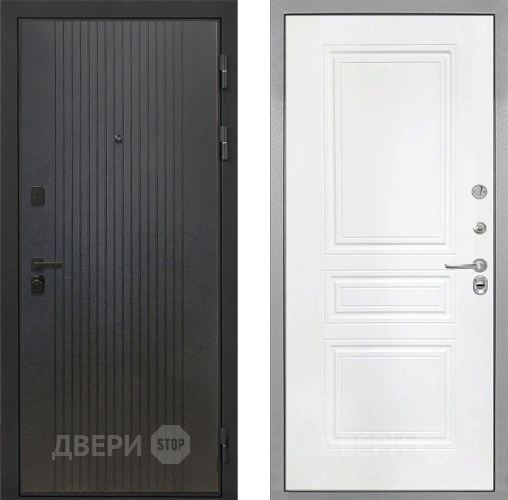 Дверь Интекрон (INTECRON) Профит Black ФЛ-295 ФЛ-243 Белый матовый в Лобне