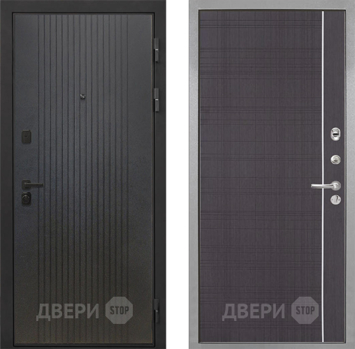 Входная металлическая Дверь Интекрон (INTECRON) Профит Black ФЛ-295 В-07 с молдингом Венге в Лобне