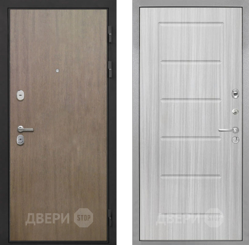 Входная металлическая Дверь Интекрон (INTECRON) Гектор Венге Коричневый ФЛ-39 Сандал белый в Лобне