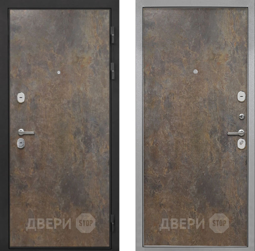 Входная металлическая Дверь Интекрон (INTECRON) Гектор Гранж Гладкая Гранж в Лобне