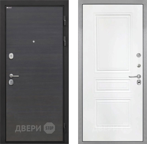 Входная металлическая Дверь Интекрон (INTECRON) Гектор Эковенге ФЛ-243 Белый матовый в Лобне