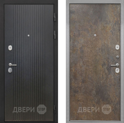 Входная металлическая Дверь Интекрон (INTECRON) Гектор ФЛ-295 Гладкая Гранж в Лобне