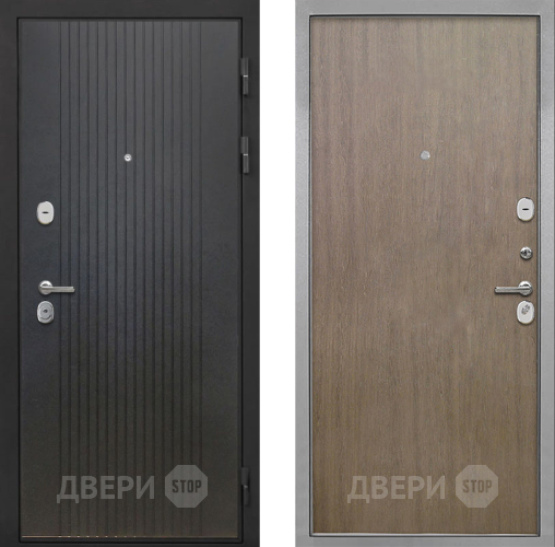 Входная металлическая Дверь Интекрон (INTECRON) Гектор ФЛ-295 Гладкая шпон Венге коричневый в Лобне