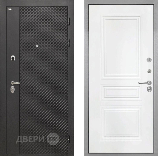 Дверь Интекрон (INTECRON) Олимпия Black 4К ФЛ-243 Белый матовый в Лобне