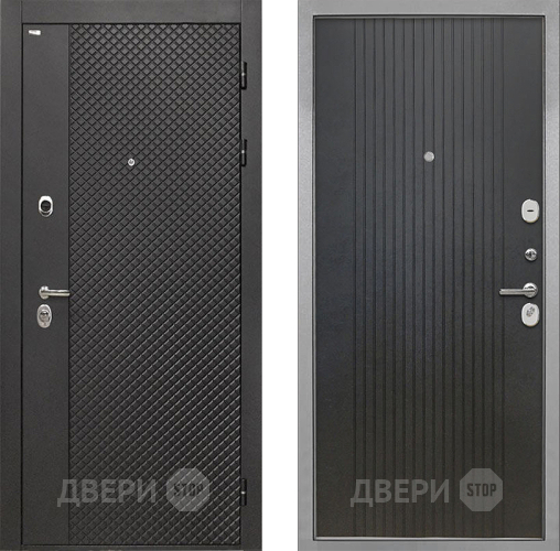Входная металлическая Дверь Интекрон (INTECRON) Олимпия Black 4К ФЛ-295 Лофт черный в Лобне