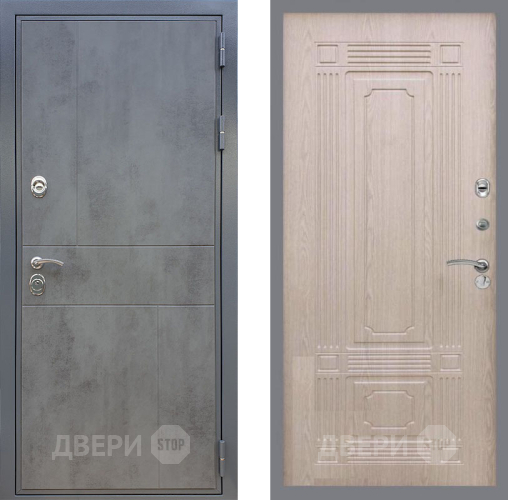 Входная металлическая Дверь Рекс (REX) ФЛ-290 FL-2 Беленый дуб в Лобне