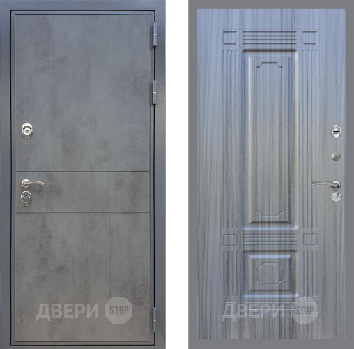 Входная металлическая Дверь Рекс (REX) ФЛ-290 FL-2 Сандал грей в Лобне