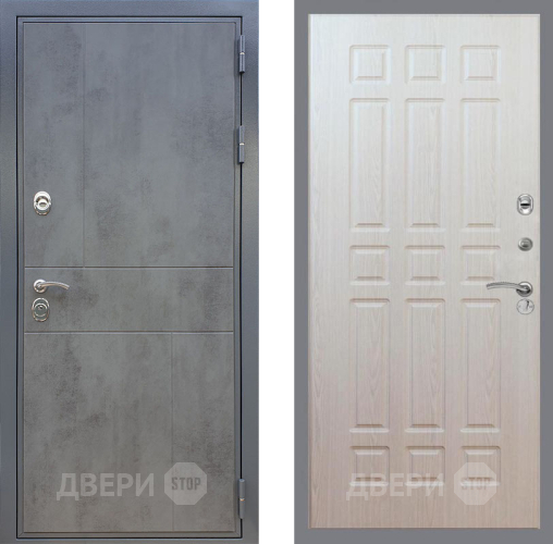 Входная металлическая Дверь Рекс (REX) ФЛ-290 FL-33 Беленый дуб в Лобне