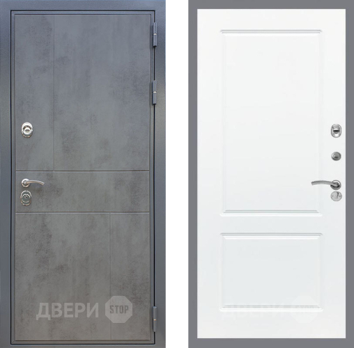 Входная металлическая Дверь Рекс (REX) ФЛ-290 FL-117 Силк Сноу в Лобне