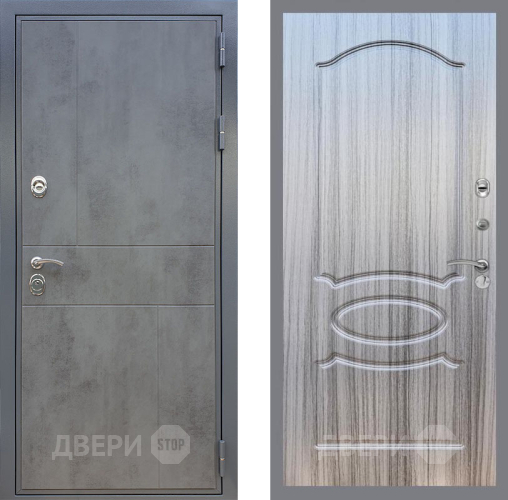 Входная металлическая Дверь Рекс (REX) ФЛ-290 FL-128 Сандал грей в Лобне