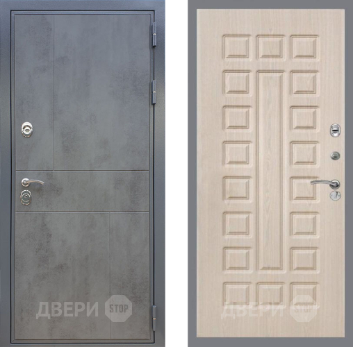 Входная металлическая Дверь Рекс (REX) ФЛ-290 FL-183 Беленый дуб в Лобне
