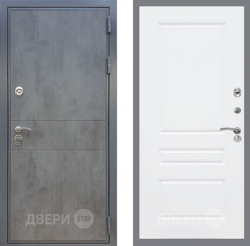 Входная металлическая Дверь Рекс (REX) ФЛ-290 FL-243 Силк Сноу в Лобне