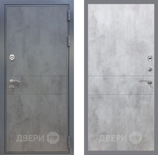 Входная металлическая Дверь Рекс (REX) ФЛ-290 FL-290 Бетон светлый в Лобне