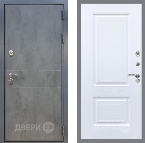 Входная металлическая Дверь Рекс (REX) ФЛ-290 Смальта Силк Сноу в Лобне