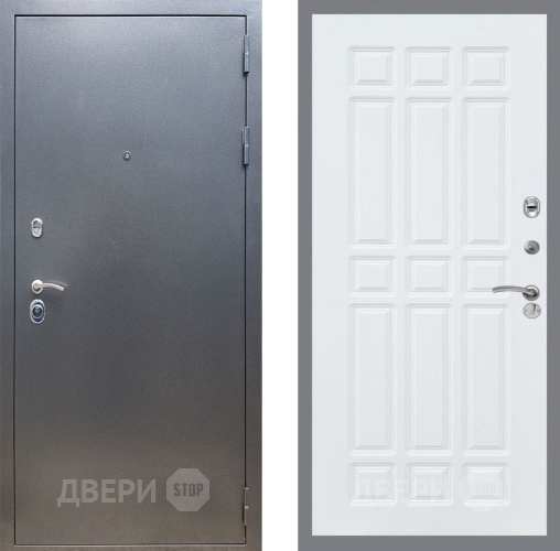 Входная металлическая Дверь Рекс (REX) 11 FL-33 Силк Сноу в Лобне