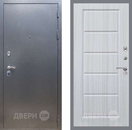 Входная металлическая Дверь Рекс (REX) 11 FL-39 Сандал белый в Лобне
