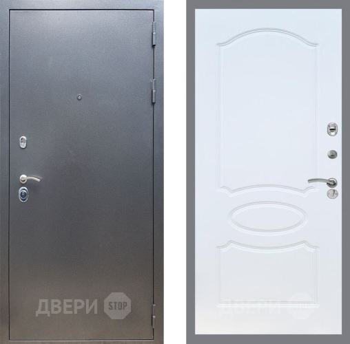 Входная металлическая Дверь Рекс (REX) 11 FL-128 Белый ясень в Лобне