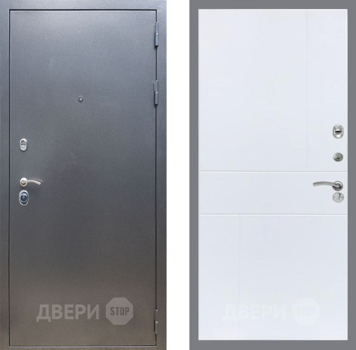 Входная металлическая Дверь Рекс (REX) 11 FL-290 Силк Сноу в Лобне
