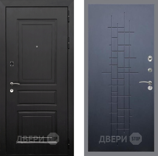 Входная металлическая Дверь Рекс (REX) 6 Венге FL-289 Ясень черный в Лобне