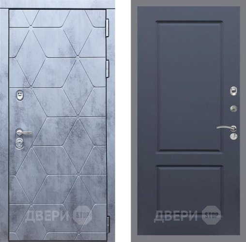 Входная металлическая Дверь Рекс (REX) 28 FL-117 Силк титан в Лобне