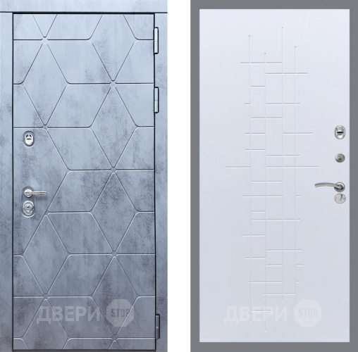Входная металлическая Дверь Рекс (REX) 28 FL-289 Белый ясень в Лобне