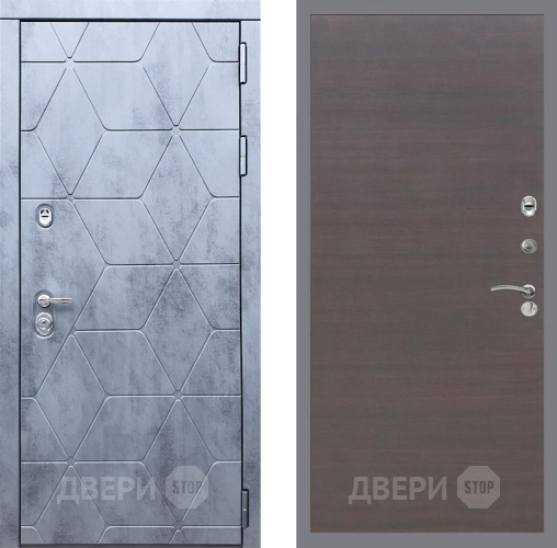 Входная металлическая Дверь Рекс (REX) 28 GL венге поперечный в Лобне