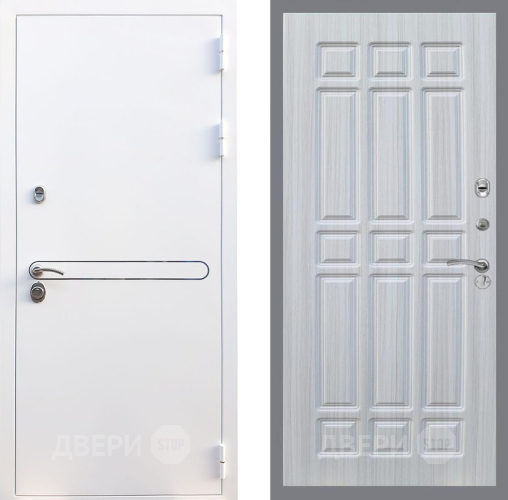 Входная металлическая Дверь Рекс (REX) 27 FL-33 Сандал белый в Лобне