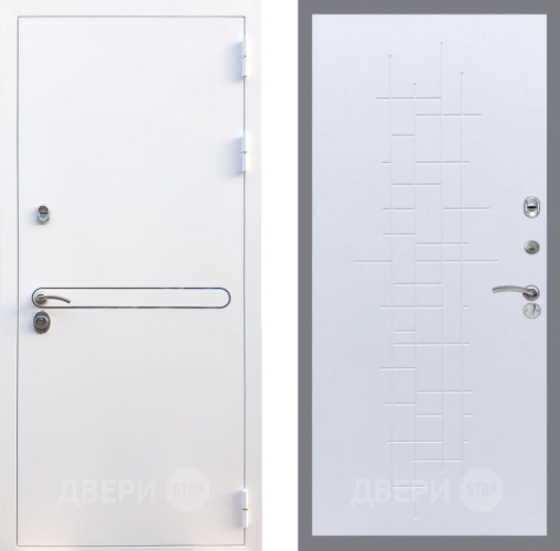 Входная металлическая Дверь Рекс (REX) 27 FL-289 Белый ясень в Лобне