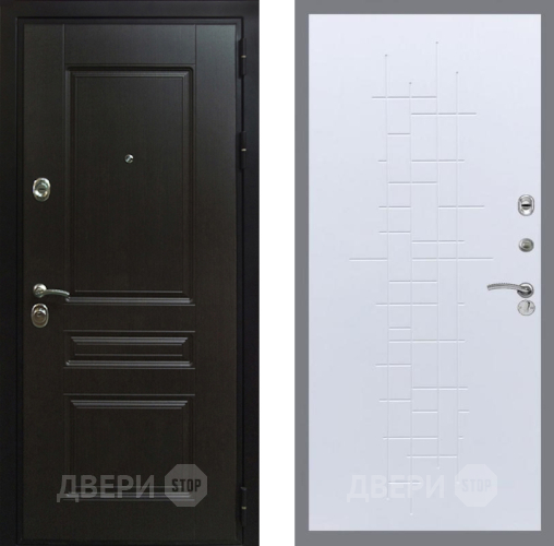 Входная металлическая Дверь Рекс (REX) Премиум-Н FL-289 Белый ясень в Лобне