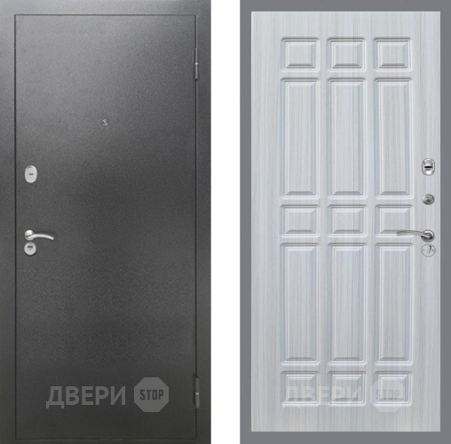 Дверь Рекс (REX) 2А Серебро Антик FL-33 Сандал белый в Лобне