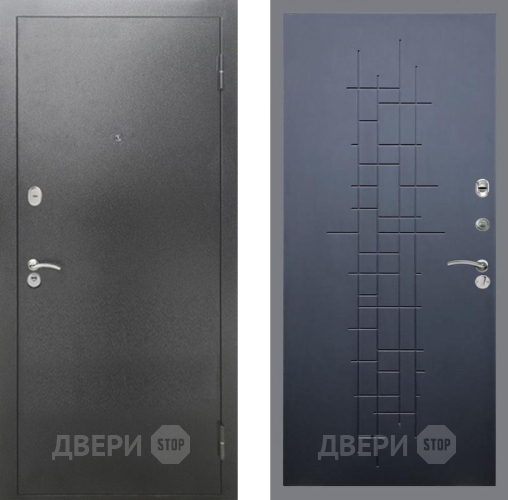 Входная металлическая Дверь Рекс (REX) 2А Серебро Антик FL-289 Ясень черный в Лобне