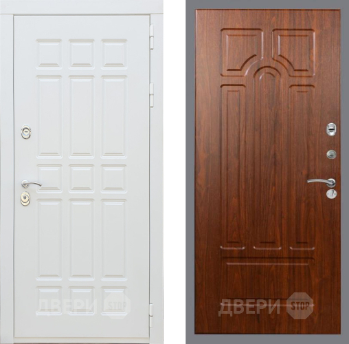 Входная металлическая Дверь Рекс (REX) 8 Силк Сноу FL-58 Морёная берёза в Лобне