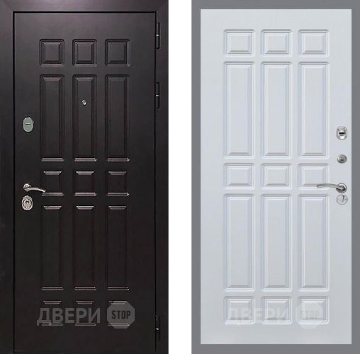 Входная металлическая Дверь Рекс (REX) 8 FL-33 Белый ясень в Лобне