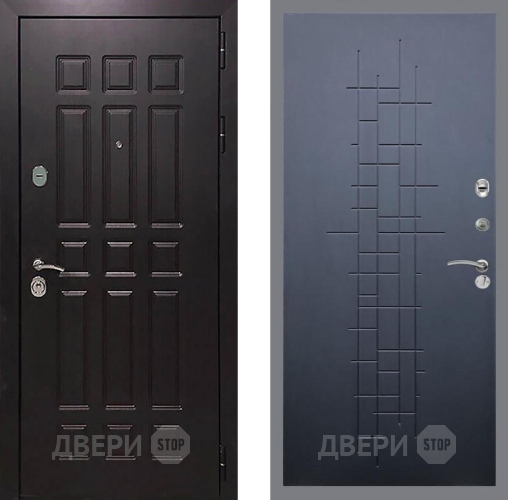 Входная металлическая Дверь Рекс (REX) 8 FL-289 Ясень черный в Лобне